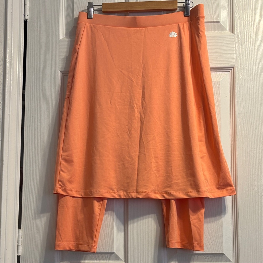 SNOGA Peach Athletic Skirt with Built-in Shorts